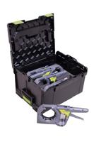 Roll..Profi Flexipass 495027 Set incl. L-Boxx 5-5-delig kabelgeleidingssysteem, ergonomisch, voor kabels tot 38 mm Ø, modulair uitbreidbaar, ideaal voor gevoelige leidingen