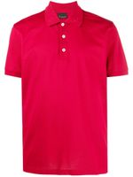 Billionaire polo à logo brodé - Rouge