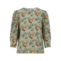 OBJECT top OBJBINA met all over print groen