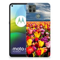 Motorola Moto G9 Power TPU Case Tulpen - thumbnail