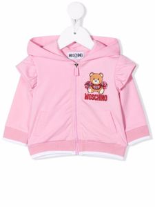 Moschino Kids hoodie à motif Teddy Bear - Rose