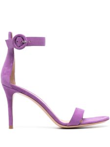 Gianvito Rossi Portofino 85mm suede sandals - Violet