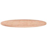 Tafelblad rond 60x1,5 cm onbehandeld massief eikenhout