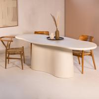 Eettafel Jessie Organisch Beige 260cm - Giga Meubel - thumbnail