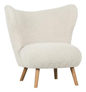 WOOOD Fauteuil Celine Teddy - Off White