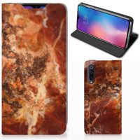 Xiaomi Mi 9 Standcase Marmer Bruin