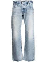 Moussy Vintage Jeans met logopatch - Blauw