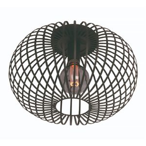 Freelight Plafondlamp Aglio Ø 40 cm zwart