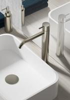 Hotbath Cobber Hoge Wastafelkraan Geborsteld Nikkel CB003HC