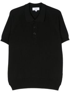 Lardini polo en maille fine - Noir