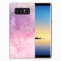 Hoesje maken Samsung Galaxy Note 8 Pink Purple Paint - thumbnail