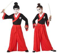 Atosa Japans samurai-kostuum voor kinderen, 3 tot 4 jaar