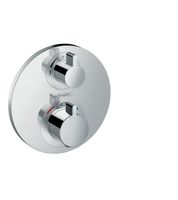 Hansgrohe Ecostat S afbouwdeel Inbouwthermostaat met Stop- en Omstelkraan Chroom - thumbnail