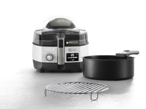 DeLonghi FH1396 Multifryer Extra Chef Plus Friteuse (Zwart/wit)