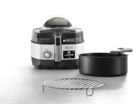 DeLonghi FH1396 Multifryer Extra Chef Plus Friteuse (Zwart/wit) - thumbnail