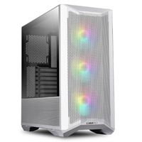 Lian Li LANCOOL II Mesh C RGB Snow Edition Midi-tower PC-behuizing, Gaming-behuizing Wit 3 voorgeïnstalleerde LED-ventilators, Zijvenster, Stoffilter - thumbnail