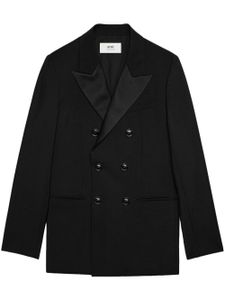 AMI Paris blazer à boutonnière croisée - Noir