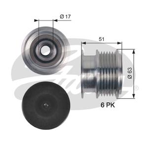 Dynamovrijloop DriveAlign® GATES, u.a. für Volvo, Ford, Land Rover