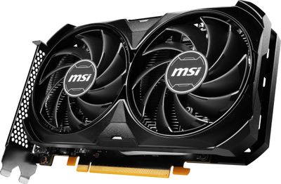 MSI Nvidia GeForce RTX 4060 Videokaart VENTUS 2X BLACK OC 8 GB GDDR6-RAM PCIe x8 HDMI, DisplayPort Overclocked, Vulkan, NVIDIA G-Sync