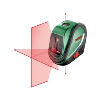 Bosch kruislijnlaser UniversalLevel 2 met statief (laserkruis incl. geïntegreerde loodpunten voor nauwkeurig uitlijnen en eenvoudig overbrengen, in kartonnen doos)