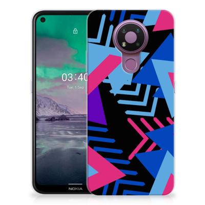 Nokia 3.4 TPU Hoesje Funky Triangle