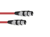 OMNITRONIC XLR cable 3pin 1,5m rd - thumbnail