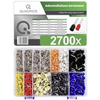 Quadrios 201711C002 Assortiment adereindhulzen Deels geïsoleerd Wit, Zwart, Grijs, Blauw, Rood, Geel, Wit, Oranje, Natuur 2700 stuk(s) - thumbnail