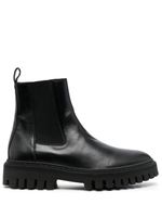 IRO bottines en cuir à empiècements élastiqués - Noir