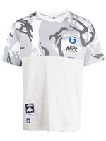 AAPE BY *A BATHING APE® t-shirt à imprimé camouflage - Gris