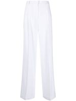 Michael Michael Kors pantalon de tailleur à taille haute - Blanc