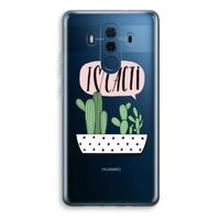 I love cacti: Huawei Mate 10 Pro Transparant Hoesje - thumbnail