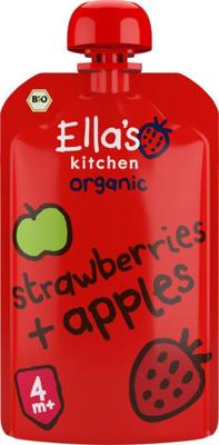 Ella's Kitchen Strawberries and apples 4+ maanden bio Ella's Kitchen Strawberries and apples 4+ maanden bio