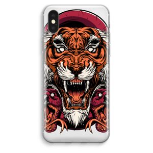 Tiger and Rattlesnakes: iPhone XS Max Transparant Hoesje