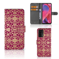 Wallet Case OPPO A54 5G | A74 5G | A93 5G Barok Pink - thumbnail