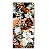 Smart Cover voor OPPO A98 5G Dark Flowers