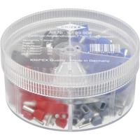 Knipex 97 99 908 Assortiment adereindhulzen 0.75 mm², 1 mm², 1.5 mm², 2.5 mm² Deels geïsoleerd Grijs, Rood, Zwart, Blauw 200 stuk(s) - thumbnail