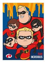 Disney fleece deken Team Incredibles 140 x 110 cm rood/blauw