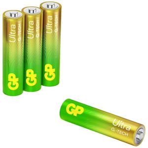 GP Ultra AAA batterij (potlood) Alkaline 1.5 V 4 stuk(s)