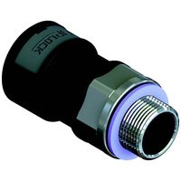 Fränkische Rohrwerke 4891734600 Schroefverbinding 68.8 mm Zwart 10 stuk(s)
