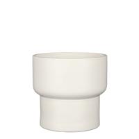 MICA Decorations Riva bloempot, 20 x 22 cm, wit