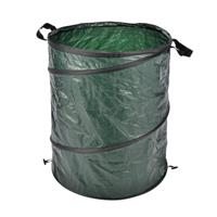 HI Tuinafvalzak - pop-up - groen - rond - 130 liter   -