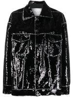 Forte Forte veste à ornements de sequins - Noir