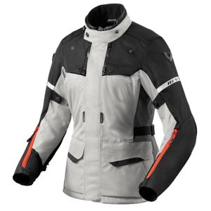 REV'IT! Outback 4 H2O Lady jacket, Textiel motorjas dames, Zilver Zwart