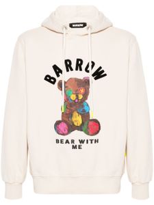 BARROW hoodie à logo imprimé - Tons neutres