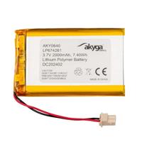 3,7 V 2000 mAh batterij batterij LP674261 lithium-polymeer AKYGA AKY0640 Li-Po batterij PCM Molex 2-polig 2,50 5 cm