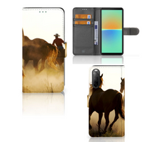 Sony Xperia 10 IV Telefoonhoesje met Pasjes Design Cowboy