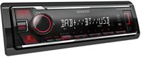 Kenwood autoradio USB, Bluetooth, Dab+, KMM-BT408DAB, zwart