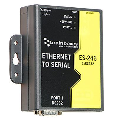 Brainboxes ES-246 netwerkkaart Ethernet 100 Mbit/s - netwerkkaarten (kabel, RS-232, Ethernet, 100 Mbit/s, meerkleurig)