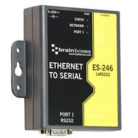 Brainboxes ES-246 netwerkkaart Ethernet 100 Mbit/s - netwerkkaarten (kabel, RS-232, Ethernet, 100 Mbit/s, meerkleurig)