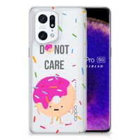 OPPO Find X5 Pro Siliconen Case Donut Roze - thumbnail